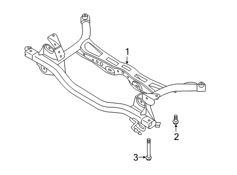 2025 Volkswagen Jetta Suspension Mounting - Rear Diagram