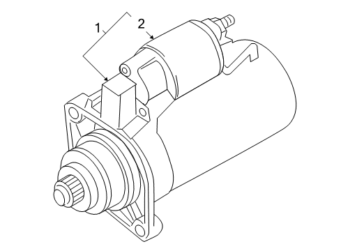 2011 Volkswagen Golf Starter Diagram 2