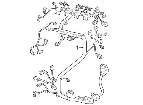 2025 Volkswagen Golf R Wiring Harness