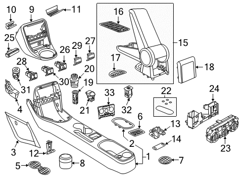 2018 Volkswagen Beetle A/C & Heater Control Units Diagram