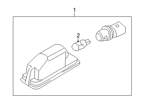 2012 Volkswagen Golf Bulbs Diagram