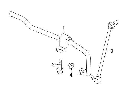 2021 Volkswagen Jetta Stabilizer Bar & Components Diagram