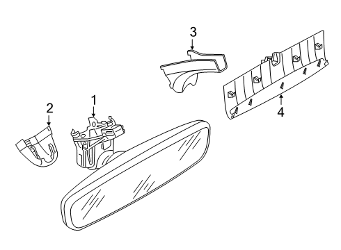 2019 Volkswagen Arteon Inside Mirrors Diagram