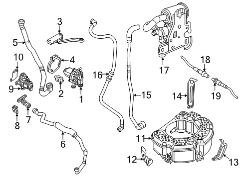 2017 Volkswagen Jetta Emission Components Diagram