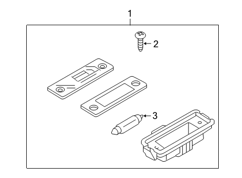 2009 Volkswagen Touareg Bulbs Diagram