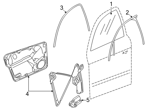 2000 Volkswagen Passat Front Door Diagram