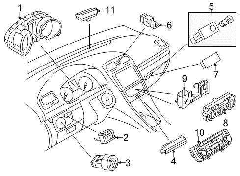 2017 Volkswagen Jetta Switches Diagram