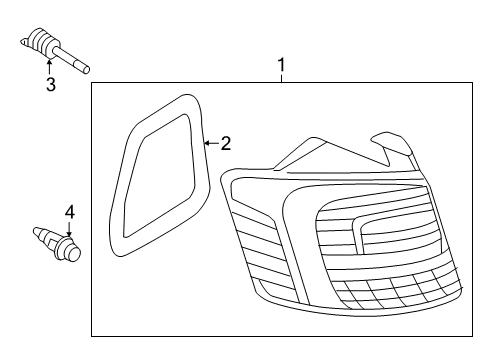2016 Volkswagen Jetta Tail Lamps Diagram