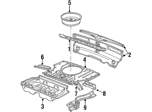 1987 Volkswagen Quantum Rear Body