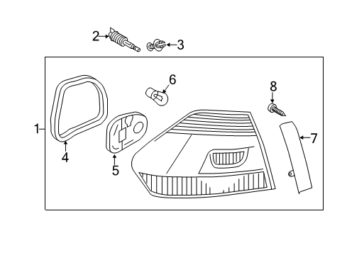 2013 Volkswagen Passat Bulbs Diagram