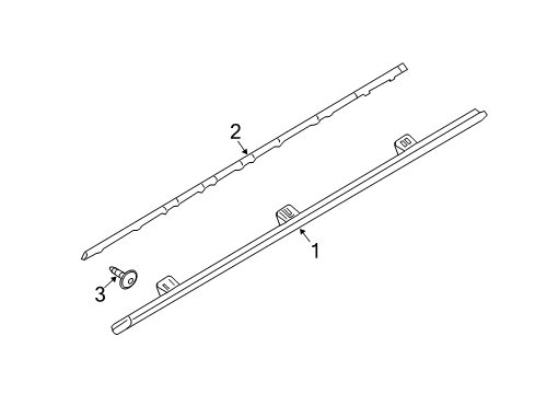 2018 Volkswagen Beetle Exterior Trim - Pillars Diagram 2