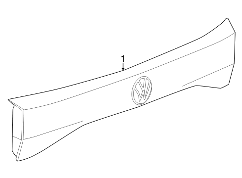 2025 Volkswagen Atlas Rear Combination Lamps