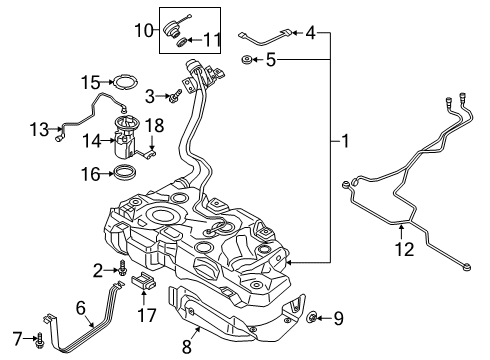 2025 Volkswagen Jetta Fuel System Components Diagram 2