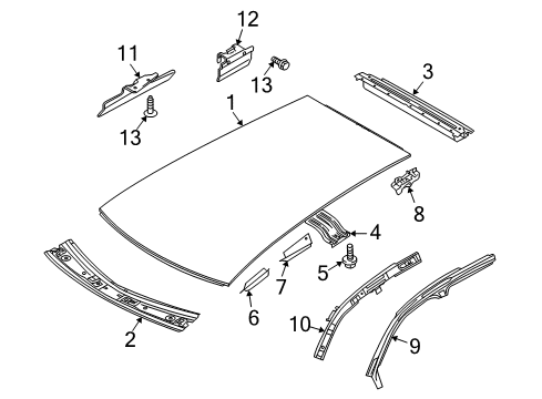 2017 Volkswagen Tiguan Roof & Components