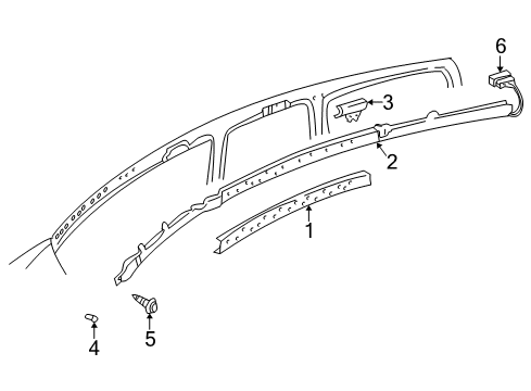 2000 Volkswagen Passat Air Bag Components Diagram