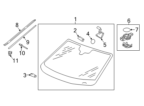 2023 Volkswagen Tiguan Glass - Windshield