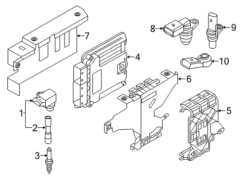 2019 Volkswagen GTI Powertrain Control Diagram
