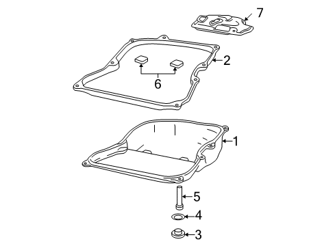 2009 Volkswagen Passat Transaxle Parts Diagram