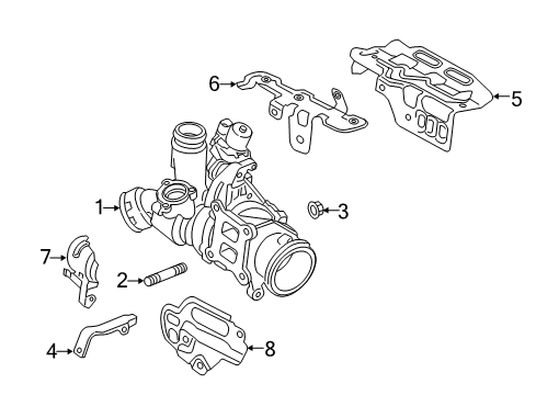 2019 Volkswagen Beetle Turbocharger Diagram 3