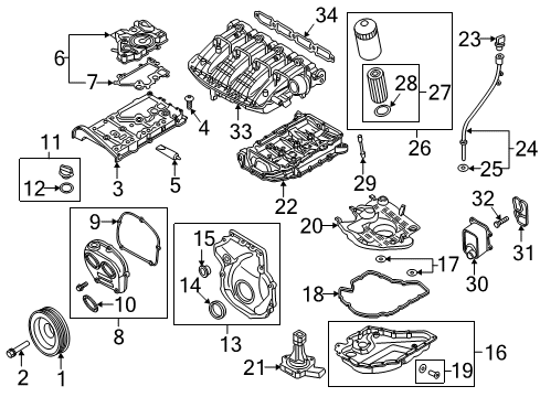 2018 Volkswagen Beetle Filters Diagram