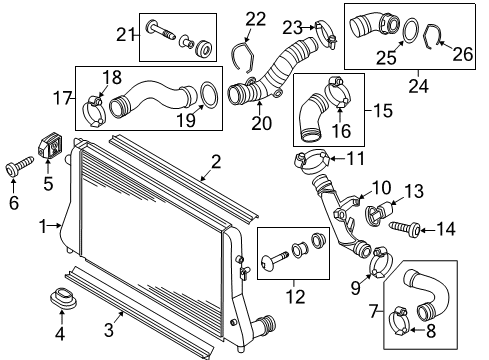 2014 Volkswagen CC Intercooler Diagram