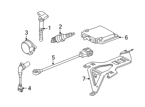 2005 Volkswagen Touareg Ignition System Diagram