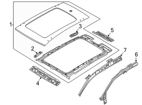 2025 Volkswagen Taos Roof & Components