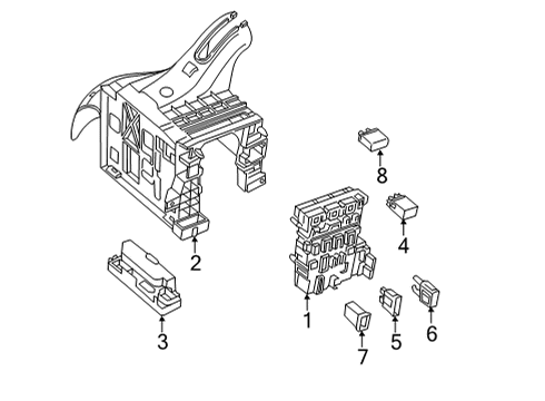 2021 Volkswagen Golf Fuse & Relay