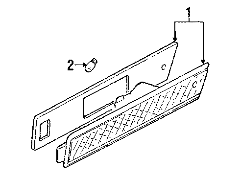 1988 Volkswagen Golf Side Marker Lamps Diagram