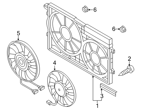 2014 Volkswagen Passat Cooling Fan Diagram