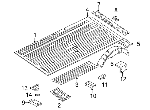2003 Volkswagen EuroVan Rear Body Diagram