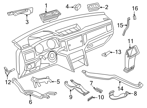2024 Volkswagen Atlas Automatic Temperature Controls Diagram