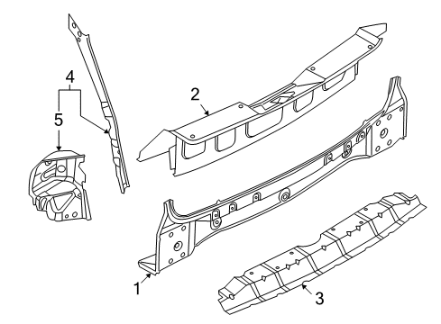 2004 Volkswagen Touareg Rear Body