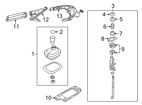 2012 Volkswagen Jetta Console Diagram
