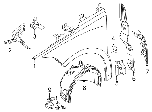 2025 Volkswagen ID. Buzz Fender & Components