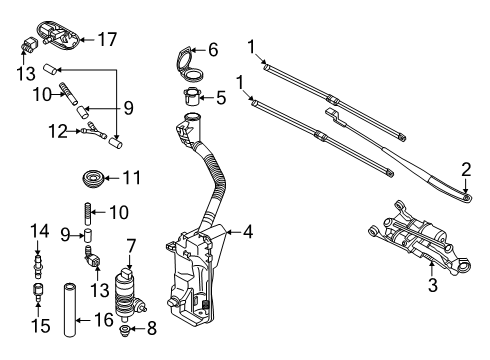 2025 Volkswagen ID. Buzz Wiper & Washer Components