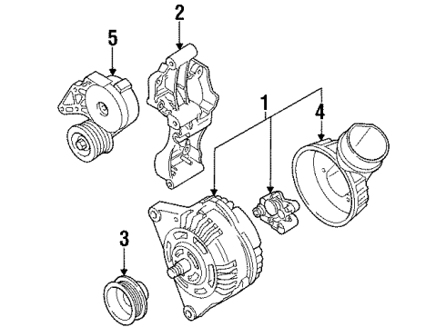 1993 Volkswagen Passat Alternator Diagram