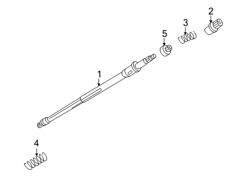 2000 Volkswagen Cabrio Shaft & Internal Components