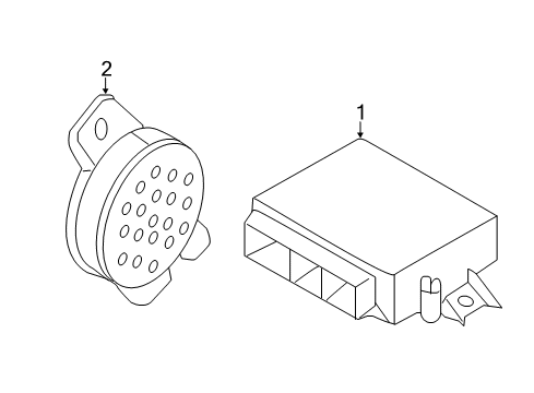 2018 Volkswagen Beetle Parking Aid Diagram