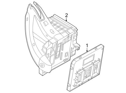 2025 Volkswagen GTI Electrical Components Diagram