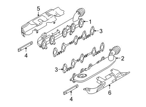 2007 Volkswagen Touareg Exhaust Manifold Diagram