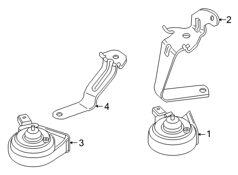 2012 Volkswagen CC Horn