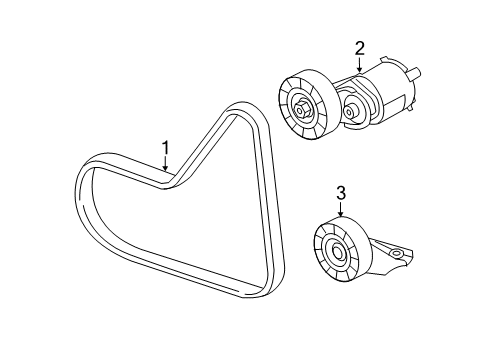 2012 Volkswagen Jetta Belts & Pulleys Diagram