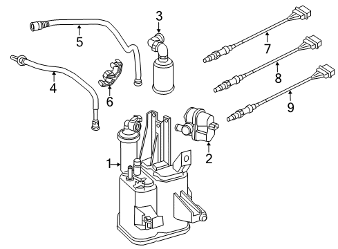 2013 Volkswagen Beetle Emission Components Diagram