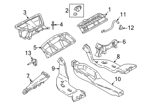 2023 Volkswagen Tiguan Ducts Diagram