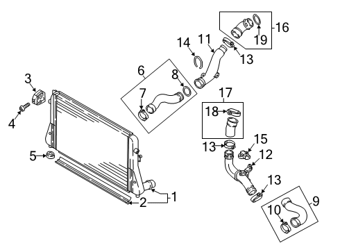 2021 Volkswagen Passat Intercooler Diagram