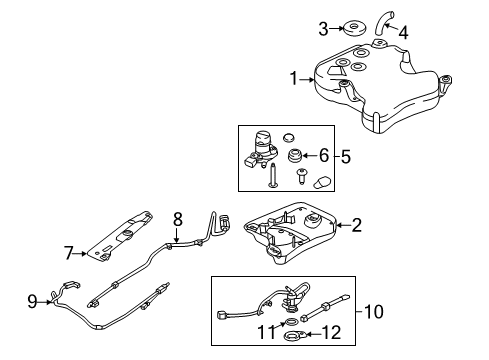 2015 Volkswagen Beetle Connector Hose Diagram for 5C0-131-984-E