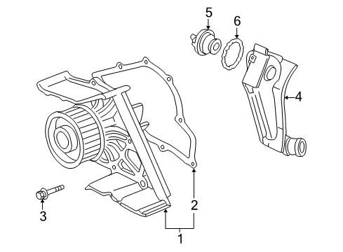 2005 Volkswagen Passat Water Pump Diagram