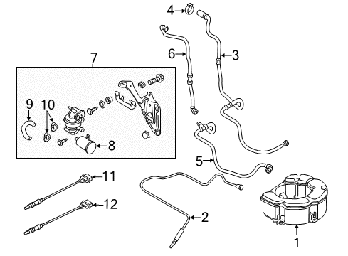 2012 Volkswagen Golf R Emission Components Diagram