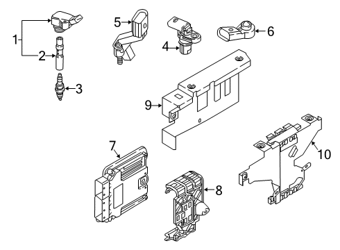2019 Volkswagen Jetta Sender Diagram for 05E-906-433-E